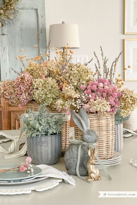 French Cottage Farmhouse Spring Cottage Decor Tour from Live Oak Nest www.liveoaknest.com Cottage Bedroom Decor, French Cottage Decor, Spring Cottage, Cottage Table, Cottage Decor Living Room, Spring Decor Diy, Easter Inspiration, Spring Summer Decor, French Cottage