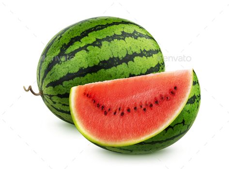 Half Watermelon, Slice Watermelon, Watermelon On The Beach, Watermelon Image, Watermelon With Fruit Inside, Watermelon Slices, Summer Projects, Melon, Watermelon