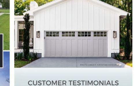 Red Garage Door, Grey Garage Doors, White Garage Doors, Garage Door Colors, Carriage House Garage Doors, Garage Door House, Garage Door Paint, Savannah Style, Garage Door Types