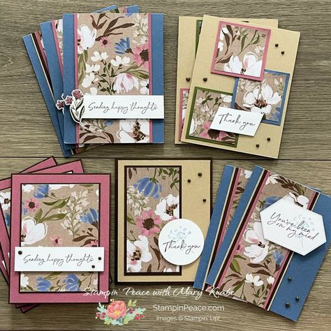 Dsp Fun Fold Cards, Stampin Up Cards Newest 2024, Fun Folds Stampin Up Cards, Paper Flower Projects, Paper Flower Decorations, Earthen Textures, Flower Decoration Ideas, Crafts For Beginners, Crafts To Try