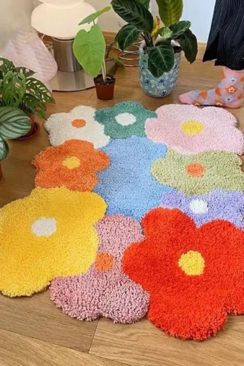 aesthetic tufted rug, daisy tufted rug, Etsy tufted rug, etsy tufted rugs, flower tufted rug, handmade decor, handmade rug, handmade rugs, handmade tufted rug, handmade tufted rugs, rug decor, rug decor bedroom, rug decor ideas, rug decor living room, rug decoration, rug wall decor, tufted aesthetic rug, tufted decor, tufted handmade rug, tufted room decor, tufted rug, tufted rug art, tufted rug decor, tufted rug design, tufted rug design aesthetic, tufted rug ideas, tufted rug mirror, tufted r Young Room, Tufted Bedroom, Flower Rug, Tapis Design, Rug Yarn, Kid's Bedroom, Inspire Me Home Decor, Large Area Rug, Bedroom Floor