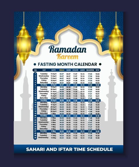 Template Calendar Ramadan Fasting Month Ramadan Calendar 2024, Fasting Calendar, Ramadan Calender, Salah Quotes, Calendar Ramadan, Ramadan Calendar, Calendar 2024, Dubai Fashion, Label Design