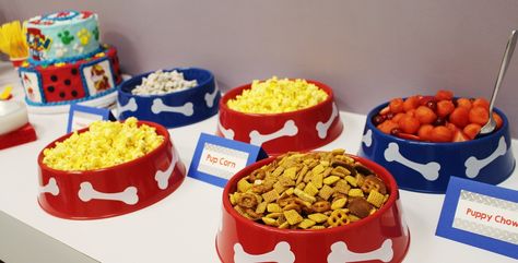 Utiliza platos de plástico para perros para poner la comida de tus invitados… Paw Patrol Show, Life Songs, Puppy Birthday Parties, Paw Patrol Birthday Party, Patrol Party, Paw Patrol Party, Dog Birthday Party, Puppy Birthday, Paw Patrol Birthday