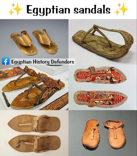 Egyptian Accessories Ancient Egypt, Egyptian Shoes, Egyptian Sandals, Egyptian Heritage, Egyptian Accessories, Egyptian Clothing, Modern Egypt, Egyptian Mummies, Egypt History