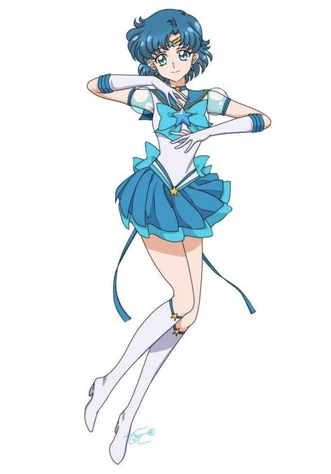 Sailor Moon Pose, Ami Mizuno, Sailer Moon, Sailor Moon Girls, Sailor Moon Fan Art, Anime Ninja, Sailor Moon Manga, Sailor Moon Wallpaper, Sailor Moon Character