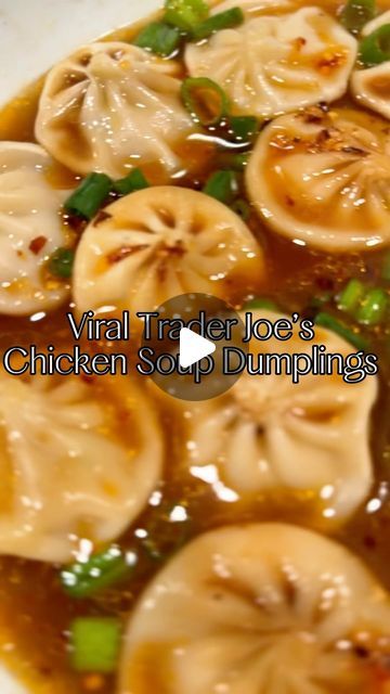 Jehava Brown on Instagram: "Over 5 million views last time I posted this Viral Trader Joe’s Chicken Dumpling recipe so here you go again! 🥟🍲🥢

This is the easiest lunch or dinner recipe you can make. It’s sooo good, so easy and the recipe is in the voiceover. 

🔥Save this one for later 🔥

Viral recipes, Trader Joe’s recipes, easy lunch, easy dinner, chicken dumplings 

#traderjoesrecipes #viralrecipes #viralreels  #easymeal #easylunch #dumplingsoup" Chicken Dumpling Recipe, Easy Dinner Chicken, Recipes Easy Lunch, Chicken Dumpling, Chicken Dumpling Soup, Chicken Dumplings Recipe, Lunch Easy, Viral Recipes, Chicken Dumplings