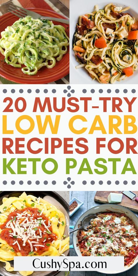 Say yes to low carb meals that are just as tasty! Fuel your day with pasta on your keto meal plan. Don't miss out on the best dinner recipes that will be a hit in every kitchen. Keto Pasta Meals, Low Carb Pasta Meals, Keto Pasta, Low Carb Pasta Recipes, Keto Pasta Recipe, Low Carb Pasta, Diet Help, Keto Diet For Beginners, Best Dinner Recipes