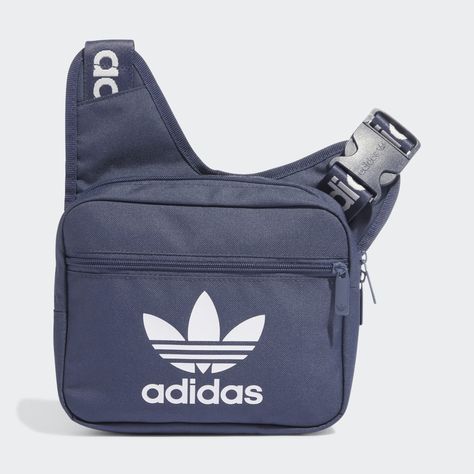 Adidas Sling Bag, Adidas Bag, Womens Gym Bag, Holster Bag, Over The Shoulder Bags, Adidas Original, Workout Bags, Adidas Trefoil, Bags Aesthetic