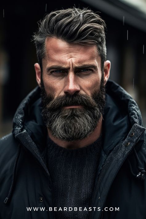 Hair And Beard Styles Haircuts Men's Cuts, Men's Long Hair, Bearded Man, Beard Men, Long Beard Styles For Men, Long Beard, Full Beard Styles For Men, Men’s Long Haircut With Beard, Long Face Beard Styles