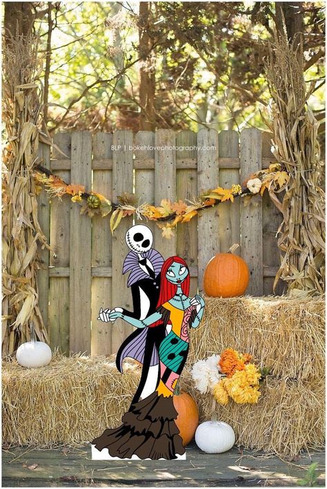 Excited to share this item from my #etsy shop: Nightmare Before Christmas Jack and Sally /Disney yard art/ Disney yard decor/ Hallpween yard/ Halloween decor/ wooden yard art/ Disney yard Yard Halloween Decor, Wooden Yard Art, Disney Thanksgiving, Fall Yard Decor, Halloween Yard Art, White Exterior Paint, Nightmare Before Christmas Jack, Halloween Yard, Art Disney