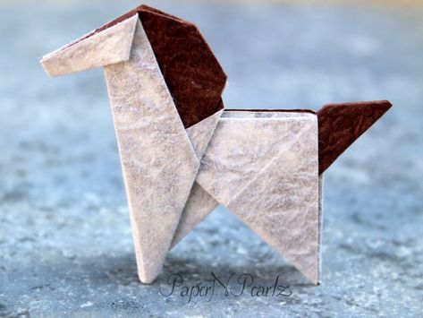 Origami Creatures, Horse Origami, Momigami Paper, Origami Horse, Paper Horse, Kids Origami, Origami And Quilling, Origami Love, 3d Paper Art