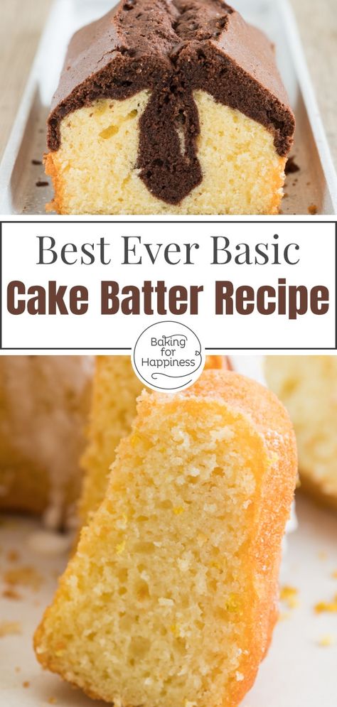 Basic Cake Batter Recipe, Batter Cake Recipe, How To Make Cake Batter, Plain Cake Recipe, Cake Batter From Scratch, Cake Batter Extract, Homemade Cake Batter, Beginners Baking, Beginner Baking Recipes