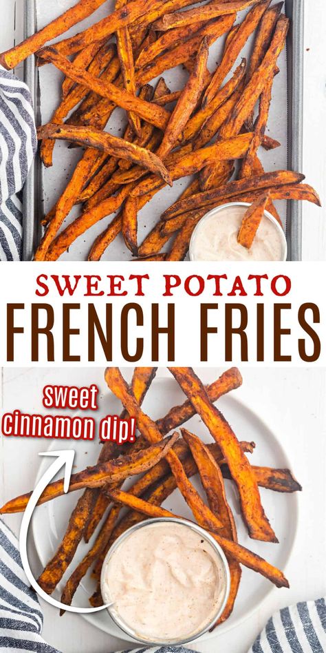 Sweet Potato Fry Dipping Sauce Cinnamon, Sweet Potato Fry Sauce, Sweet Potato Dipping Sauce, Sweet Potato Fry Dip, Sweet Potato Fries Dipping Sauce, Roasted Sweet Potato Fries, Sweet Potato Dip, Easy Dipping Sauce, Baked Mashed Potatoes