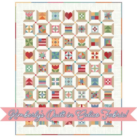 Quilt Crochet, Easy Crochet Basket Pattern, Puffy Quilt, Applique Techniques, Quilt Sampler, Spool Quilt, Big Block Quilts, Scrappy Quilt Patterns, Sampler Quilts