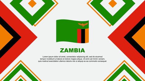 Independence Day Banner, Zambia Flag, Banner Wallpaper, Abstract Background Design, Cover Art Design, Tree Saw, Heart Tree, Logo Banners, Cityscape Photos