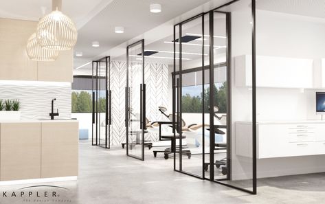 Modern Dental Waiting Room, Joe Architect Dental Design, Dentistry Office Design Waiting Rooms, Kappler Design, Clinic Plan, Aluminium Partition, Pediatric Dental Office Design, Orthodontic Office Design, Dental Reception