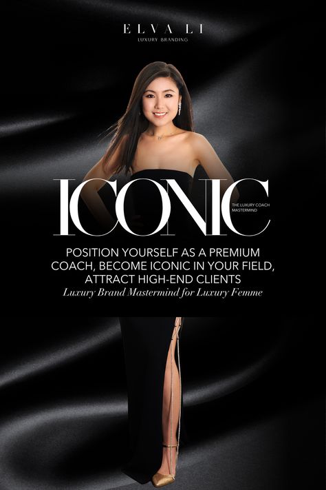 Position yourself as a premium coach, become iconic in your field, and attract high-end clients. Luxury Brand Mastermind for Luxury Femme Luxury Branding Coach| Luxury Business Coach Personal Branding Coach | Luxury Marketing | Attraction Marketing | Coaching Business Tips | Brand Strategy | Online Coaching | Luxury Brand | Female Coaches | Feminine Energetics Marketing Reels, Luxury Website, Coach Website, Attraction Marketing, Branding Coach, Luxury Marketing, Luxury Business, Personal Coach, Discovery Call