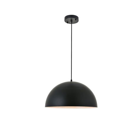 Hashtag Home Rancourt Hartman 1 - Light Single Dome Pendant & Reviews | Wayfair Elegant Lighting Fixtures, Bulb Pendant Light, Black Light Fixture, Timeless Home, Dome Pendant Lighting, Center Point, Entryway Living Room, Kitchen Pendants, Elegant Furniture