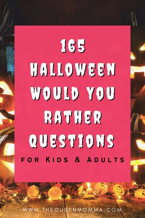 Halloween Games This Or That Halloween Questions, Would You Rather Questions Fall, Halloween This Or That Questions, Halloween Questions, Would You Rather Game, Questions For Kids, Kids Questions, Rather Questions, Pe Lessons