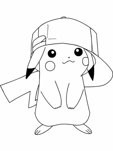 Pikachu Coloring, Anime Coloring Pages, Pikachu Tattoo, Pikachu Coloring Page, Pikachu Drawing, Pikachu Pikachu, Kitty Coloring, Cute Pikachu, Hello Kitty Coloring