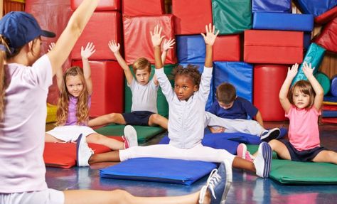 10 Ideas for Increasing Physical Activity in Your Setting Kids Gymnastics, Gymnastics Gym, Nursery Teacher, Behaviour Strategies, Kids Events, Physical Education, Exercise For Kids, Easy Workouts, Physical Activities