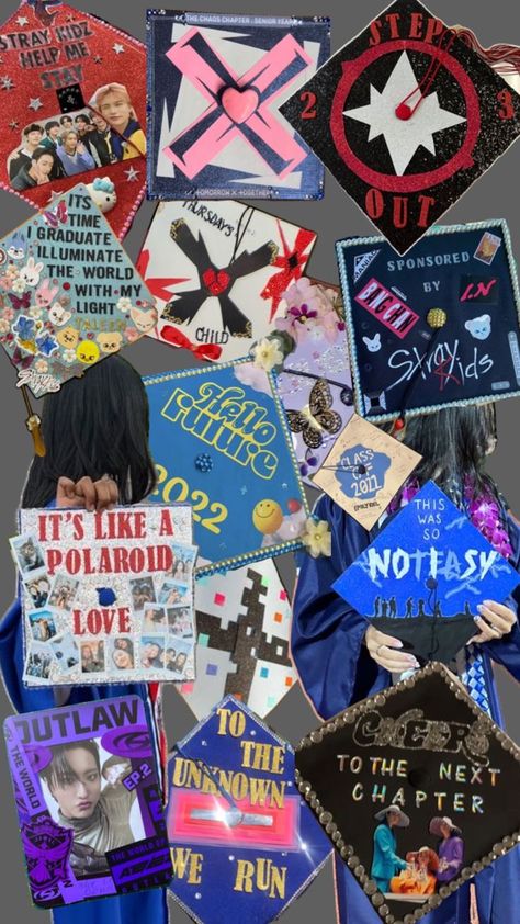 My School, Graduation Cap, K Pop, Collage