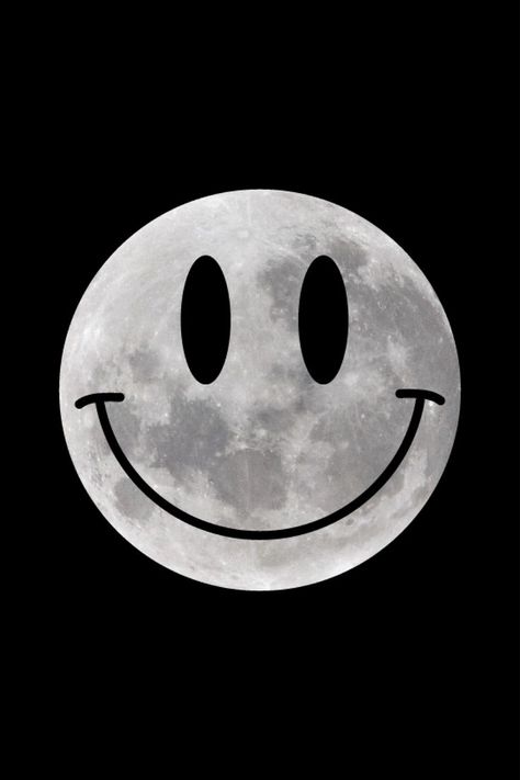 Moon Stickers, Happy Smiley Face, Gangsta Style, Face Aesthetic, Happy Face, Smile Face, Aesthetic Iphone Wallpaper, Face Art, Smiley Face