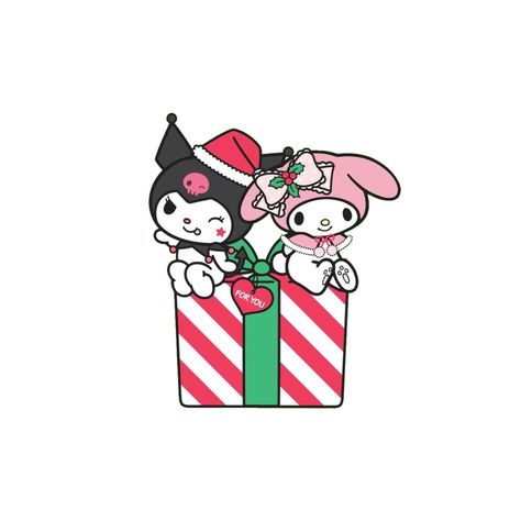 Kuromi Christmas Icon, Sanrio Christmas, Diy Shrink Plastic Jewelry, Shrink Plastic Jewelry, Png Aesthetic, Xmas Wallpaper, One Piece Drawing, Christmas Icons, Winter Wallpaper