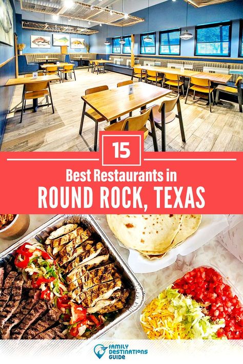 Want to see the best restaurants in Round Rock, TX? We’re FamilyDestinationsGuide, and we’re here to help: From incredible brunch spots and amazing places to eat dinner, to local foodie spots and hidden gems, discover the BEST Round Rock restaurants - so you get memories that last a lifetime! #roundrock #roundrockrestaurants #restaurantsinroundrock #bestrestaurantsinroundrock #placestoeatroundrock Roundrock Texas, Texas Restaurants, Round Rock Texas, Texas Restaurant, Visit Austin, Kid Friendly Restaurants, Texas Places, Breakfast Places, Brunch Places