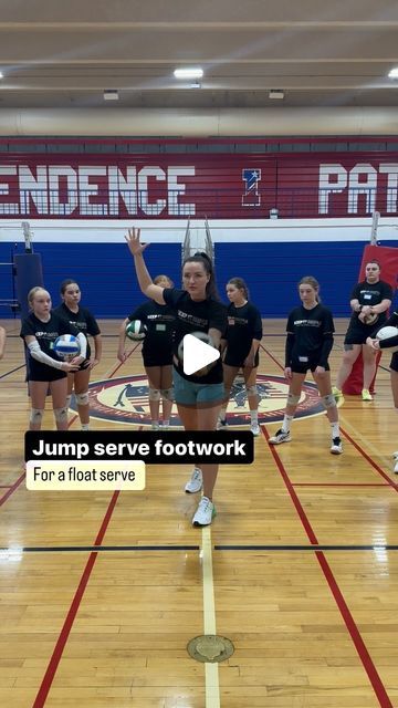 Alison Furno on Instagram: "Jump serve footwork for a float serve ✨   For beginner volleyball players who already have their standing float serve down consistently, a 3-step jump float serve is a great next step to build your skill!   📚 Save this post for later, and practice the footwork at home!   Here’s the exact footwork steps to a volleyball float serve ⬇️   ➡️ For volleyball players who are right handed:   ✳️ Left, toss, right, left  ➡️ For volleyball players who are left handed:  ✳️ Right, toss, right, left   Let’s goooo, questions?⬇️  #volleyball #volleyballplayer #volleyballworld #volleyballcoach #volleyballseason #volleyballserve #jumpserve #volleyballcamp #volleyballcanada #volleyballiran #volleyballindonesia #volleyballskills #volleyballproblems #volleyballtraining #volleyballt Beginner Volleyball, Float Serve, Jump Serve, Volleyball Serve, Volleyball Problems, Volleyball Positions, Volleyball Camp, Volleyball Skills, Volleyball Workouts