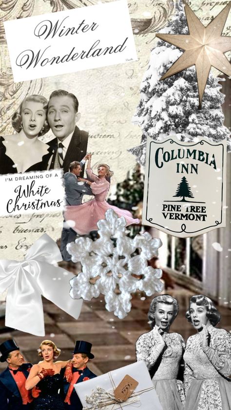 #christmas #vintage #vibes #wallpaper #quotes #movie #whitechristmas #bingcrosby #happychristmas #merrychristmas White Christmas Movie, Quotes Movie, Movie Decor, Christmas Collage, Vibes Wallpaper, Christmas Time Is Here, Christmas Wonderland, Christmas Movie, Jingle All The Way