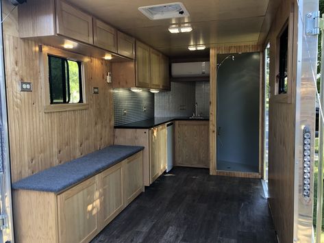 Trailer To Camper Conversion, Small Enclosed Trailer, Hunting Trailer, Cargo Camper, Enclosed Trailer Camper, Trailer Redo, Cargo Trailer Camper Conversion, Toy Hauler Camper, Camping Trailer Diy