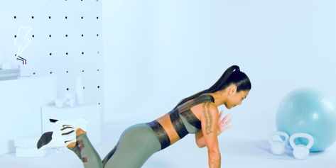 Physical fitness, Shoulder, Arm, Joint, Leg, Pilates, Abdomen, Exercise equipment, Thigh, Swiss ball, Shoulder Taps Exercise, Ab And Arm Workout, Shoulder Taps, Shoulder Tap, Arm Training, Ab Moves, Great Ab Workouts, Arms And Abs, 15 Minute Workout