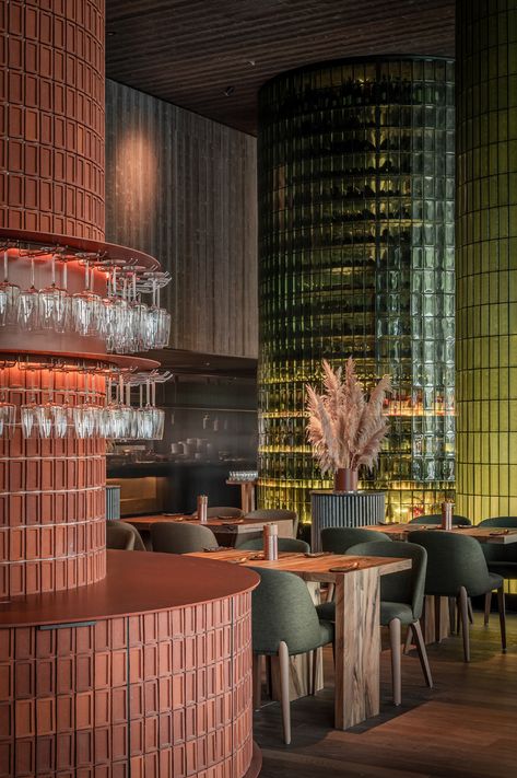 GRAND EMILY HOTEL / Terra Restaurant on Behance Design Café, Hotel Project, Jw Marriott, Restaurant Interior Design, Hotel Interior, Hospitality Design, Hotel Design, Architecture Interior Design, Restaurant Interior