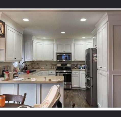 Head Crown, Crown Moulding, Crown Molding, Home Reno, At The Top, Reno, The Top, Kitchen Cabinets, Crown