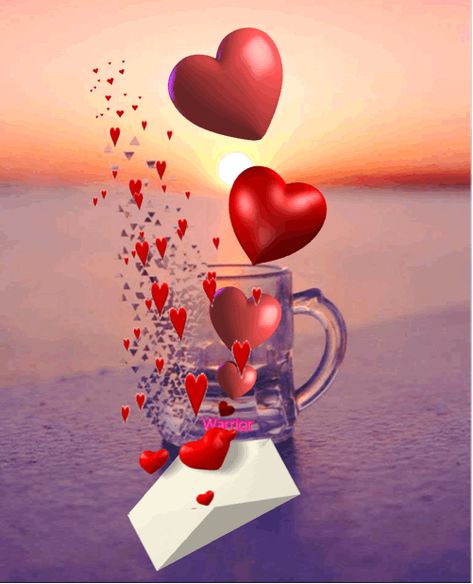 Animated Hearts Gif, Love You Gif Images, I Love You Images Cute, Heart Images Romantic, Beautiful Heart Pictures, Emoticon Love, I Love You Animation, Good Morning Love Gif, Love Heart Gif