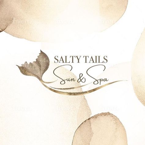 kitue’s Instagram photo: “Mermaid tail theme logo for Salty Tails | Bronze and gold details were used with eyecatching touches and equipped with the glows of the…” Mermaid Logo Design Ideas, Mermaid Logo Design, Mermaid Tail Art, Swim Logo, Mermaid Logo, Dress Logo, Baking Logo, Beach Logo, Halloween Wallpaper Cute