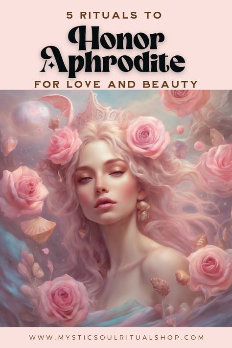 Discover how to honor Aphrodite, the Goddess of love and beauty. These 5 rituals will bring more love, passion and beauty into your life. Honoring Aphrodite, Goddess Of Love And Beauty, Goddess Aphrodite, Aphrodite Goddess, Love And Beauty, Goddess Of Love, More Love, Greek Goddess, Oracle Cards