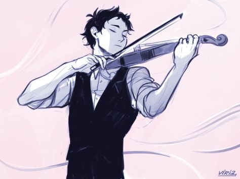 Animation Poses, Violin Drawing, Violin Art, Man Drawing, Akaashi Keiji, Volleyball Anime, Haikyuu Funny, Character References, Viria