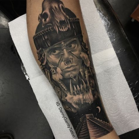 Apocalypto theme Aztec tattoo sleeve Apocalypto Tattoo, Icon Tattoo, Aztec Tattoos Sleeve, Tattoo Store, Aztec Tattoos, Wiccan Tattoos, Inca Tattoo, Mayan Symbols, American Indian Tattoos