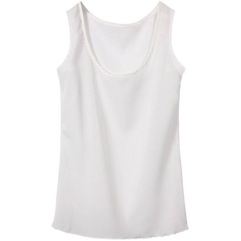 Yoins Yoins White Round Neck Chiffon Vest (€9,53) ❤ liked on Polyvore featuring tops, shirts, tank tops, sleeveless tops, white, camisoles & tank tops, white chiffon tank top, white tank top, white tank and white chiffon shirt White Vests, Tank Tops White, White Chiffon Tops, Coastal Clothing, White Vest Top, White Singlet, White Sleeveless Shirt, Chiffon Tank Tops, Vest Tops