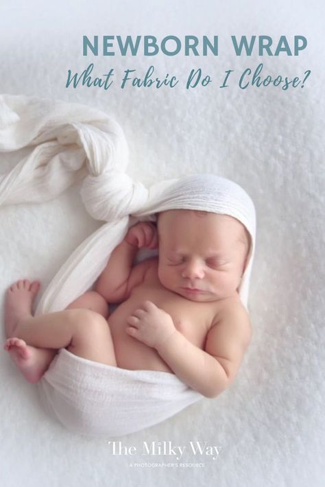 6 tips for choosing newborn wraps for your newborn photographers | There are 6 things you should look for when choosing wraps to use in your newborn photography studio. Let’s have a look at all the things to consider when you choose that perfect wrap for your little newborn clients, so you can get wrapping in no time! #newbornphotography #photography #photographytips #newbornwrapping #photographyprops #newbornprops #phototips Newborn Wrapping Techniques, Newborn Wrapping, Newborn Shots, Outdoor Baby Photography, Baby Photography Poses, Newborn Photography Tips, Newborn Photography Studio, Newborn Photography Poses, Newborn Pics