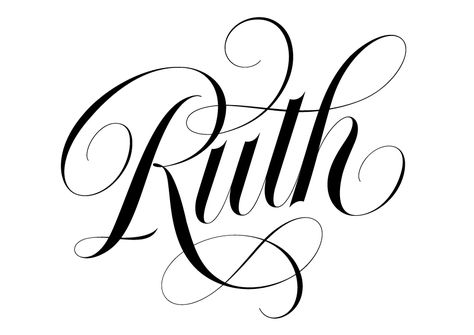 Ruth Name, Tatto Name, Rosary Bead Tattoo, Alpha Letter, Graffiti Names, Favorite Verses, Personal Wellness, Calligraphy Words, Beautiful Lettering