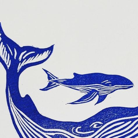 Jill Dunn - Printmaker on Instagram: "Humpback whales 🐋 are now in my Etsy shop. #whale #humpbackwhale #linocut #printmaking" Whale Art Aesthetic, Whale Design Illustration, Whale Graphic Design, Whales Drawing, Humpback Whale Art, Whale Hunting, Oceanography Marine Biology, Whale Poster, Whale Drawing