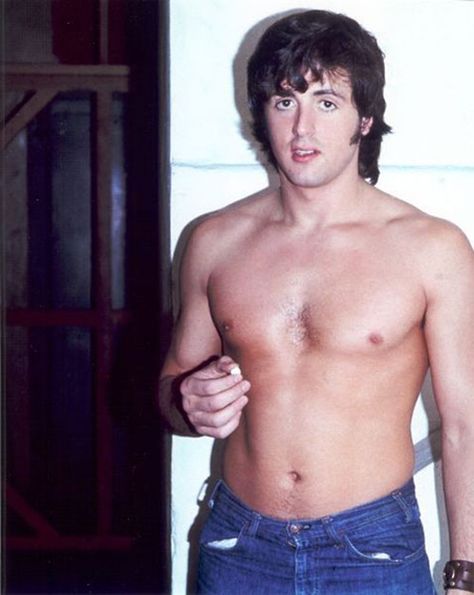 Sylvester Stallone Sylvester Stallone Young, Wow Photo, Hollywood Men, Eddie Murphy, Rocky Balboa, Hulk Hogan, John Travolta, History Pictures, Sylvester Stallone