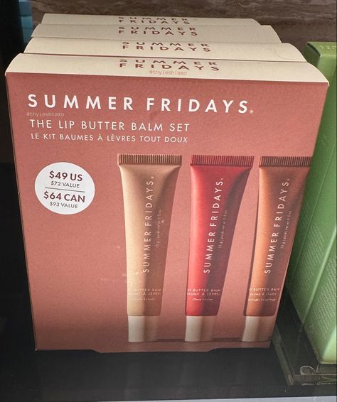 Summer Fridays, lips, lip care, lip mask, lip balm, lip butter balm, set, gift set, vanilla, cherry, iced coffee, beauty, beauty products, make up, hygiene, hygiene products, sephora, sephora beauty, girl things, limited edition Summer Fridays Packaging, Summer Fridays Set, Sephora Birthday Gift, Summer Fridays Lip Butter Balm, Summer Fridays Lip, Easy Birthday Gifts, Pr Kit, Summer Friday, Lip Butter Balm