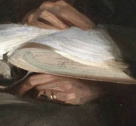 Jo March, John Singer Sargent, Hands On, Close Up, Reading