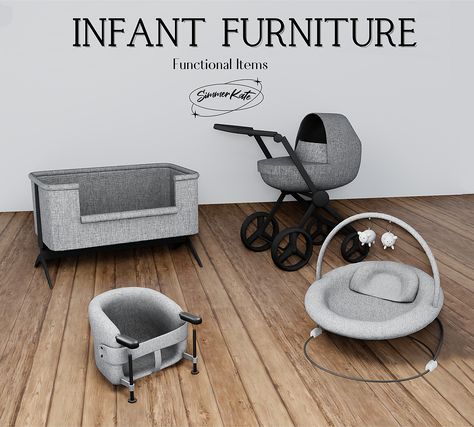 Infant Furniture, bouncer highchair pram stroller crib bassinet thesims4 ts4 ts4cc ccfinds the sims 4 thesims4cc functional baby toddler bedroom nursery Sims 4 Infant Seat Cc, Sims 4 Functional Bassinet, Stroller Cc Sims 4, Sims 4 Infant Cribs Cc, Sims 4 Cc Functional Stroller, Sims 4 Baby Cribs Functional Cc, Functional Crib Sims 4 Cc, Sims 4 Functional Infant Cc Furniture, Sims 4 Cc Baby Furniture Functional