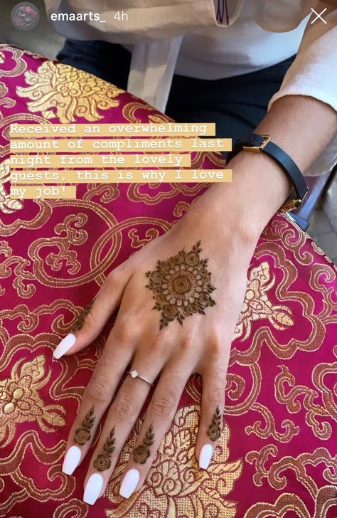 Back Hand Henna Design, Back Hand Henna, Hair Henna, Small Henna Designs, Spine Tattoo Ideas, Henna Inspo, Henna Powder, Henna Designs Wrist, Pretty Henna