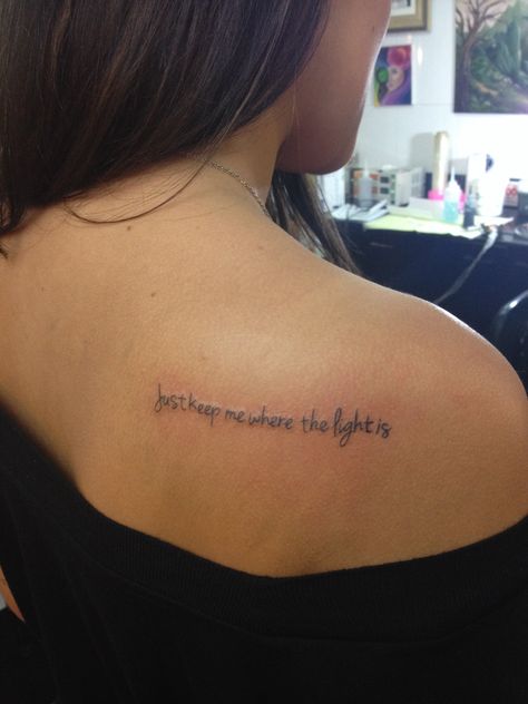 currently obsessed with getting a tattoo on my hip…and this john mayer quote is perfect for me... Mayer Tattoo, John Mayer Tattoo, Hip Quote, John Mayer Quotes, Song Lyric Tattoos, Tattoo Hip, Tattoo Off, Lyrics Tattoo, Lyric Tattoos